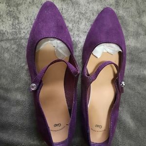 Gap purple dark pink flats size 7